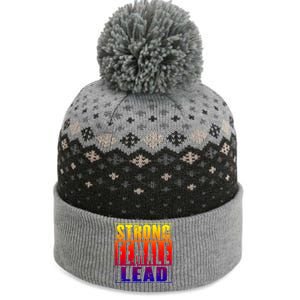 Wo's Power Gift Strong Female Lead Cool Gift The Baniff Cuffed Pom Beanie