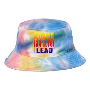 Wo's Power Gift Strong Female Lead Cool Gift Tie Dye Newport Bucket Hat