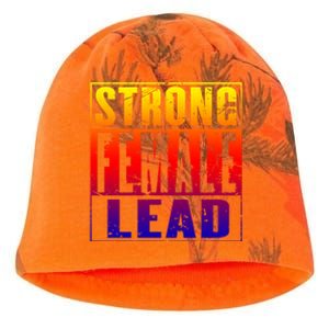 Wo's Power Gift Strong Female Lead Cool Gift Kati - Camo Knit Beanie