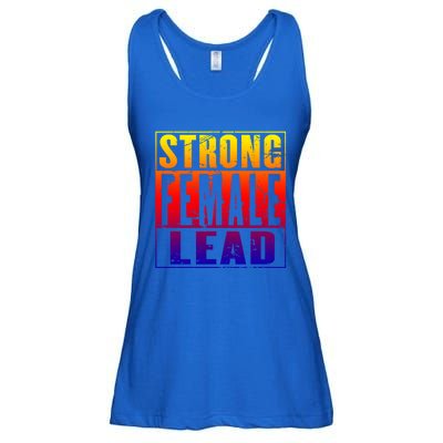 Wo's Power Gift Strong Female Lead Cool Gift Ladies Essential Flowy Tank