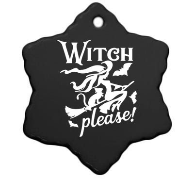 Witch Please Gift Ceramic Star Ornament