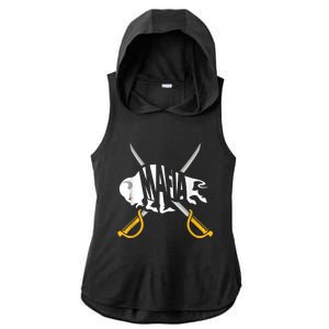 W+N+Y Pride - Gray White Yellow Buffalo Shirt Ladies PosiCharge Tri-Blend Wicking Draft Hoodie Tank