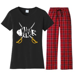 W+N+Y Pride - Gray White Yellow Buffalo Shirt Women's Flannel Pajama Set