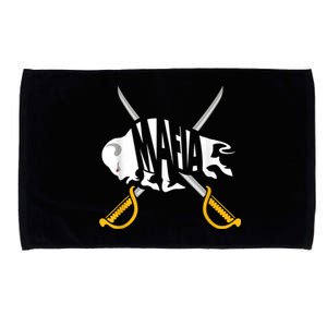 W+N+Y Pride - Gray White Yellow Buffalo Shirt Microfiber Hand Towel