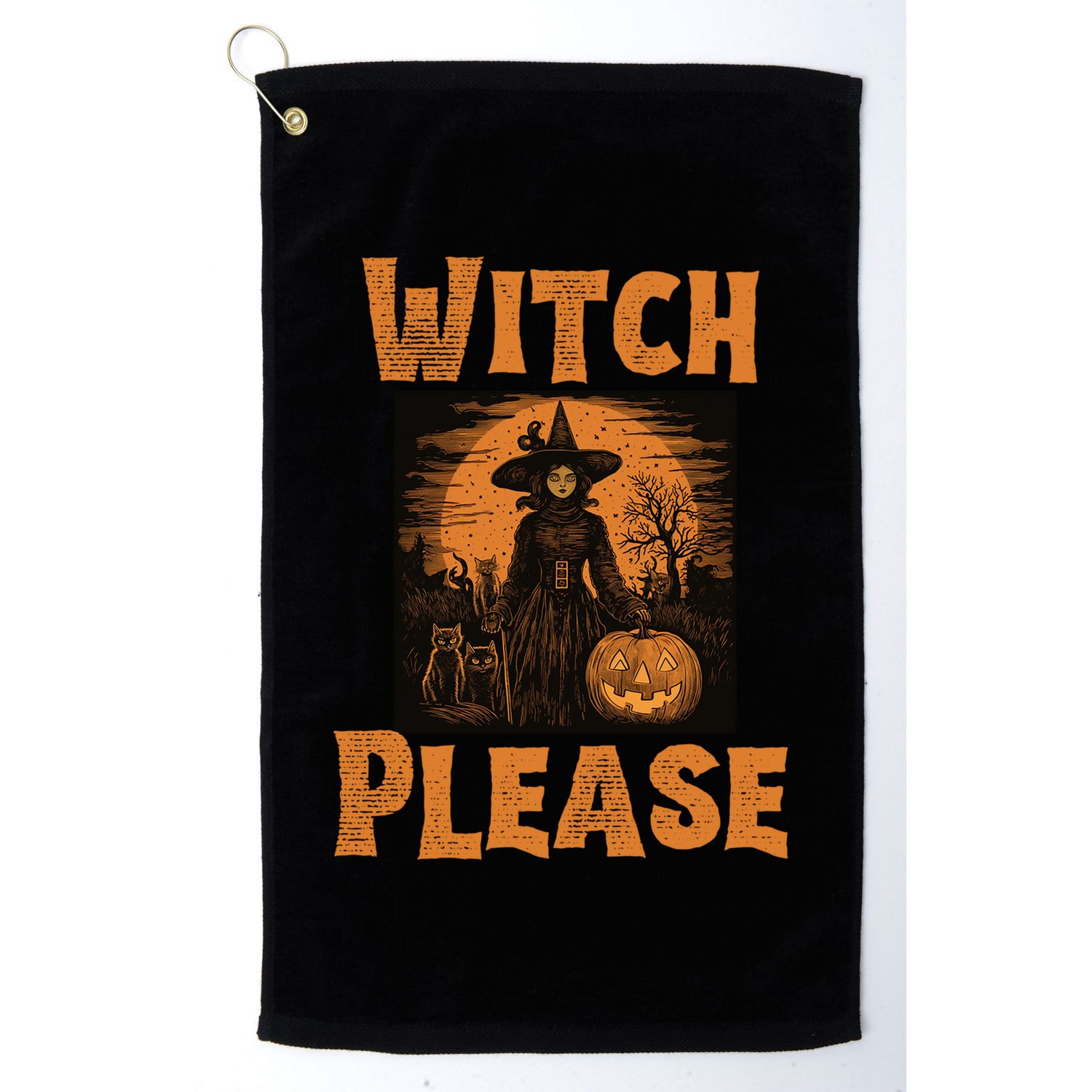 Witch Please Gift Golf Towel