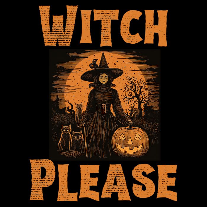 Witch Please Gift Wool Snapback Cap