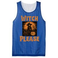 Witch Please Gift Mesh Reversible Basketball Jersey Tank