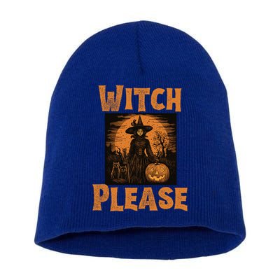 Witch Please Gift Short Acrylic Beanie