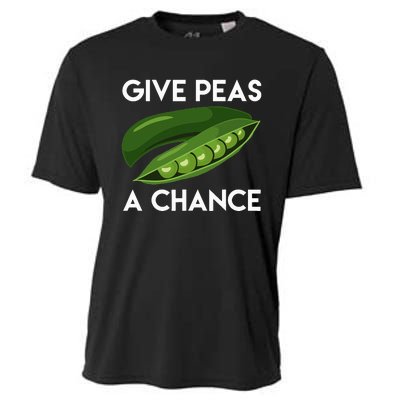 World Peaspeace Give Peas A Chance Earth Day Cooling Performance Crew T-Shirt