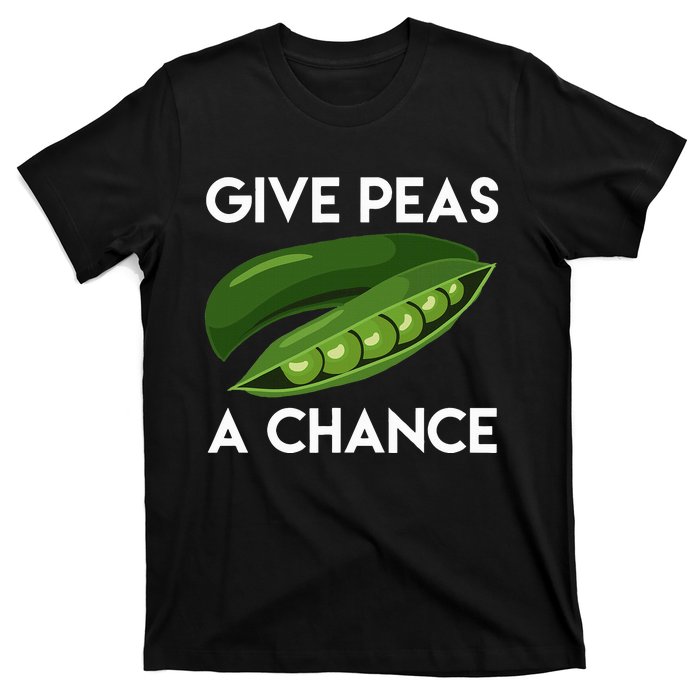 World Peaspeace Give Peas A Chance Earth Day T-Shirt