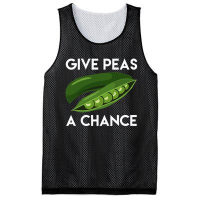 World Peaspeace Give Peas A Chance Earth Day Mesh Reversible Basketball Jersey Tank