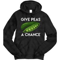 World Peaspeace Give Peas A Chance Earth Day Tie Dye Hoodie