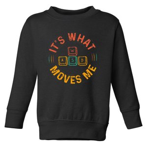 Wasd Pc Gamer Gifts Video Gaming Toddler Sweatshirt