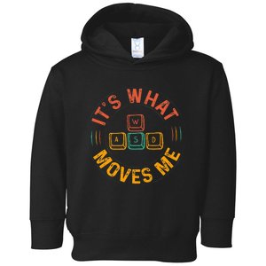 Wasd Pc Gamer Gifts Video Gaming Toddler Hoodie