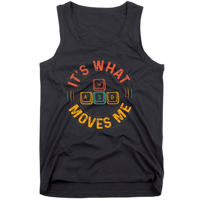 Wasd Pc Gamer Gifts Video Gaming Tank Top