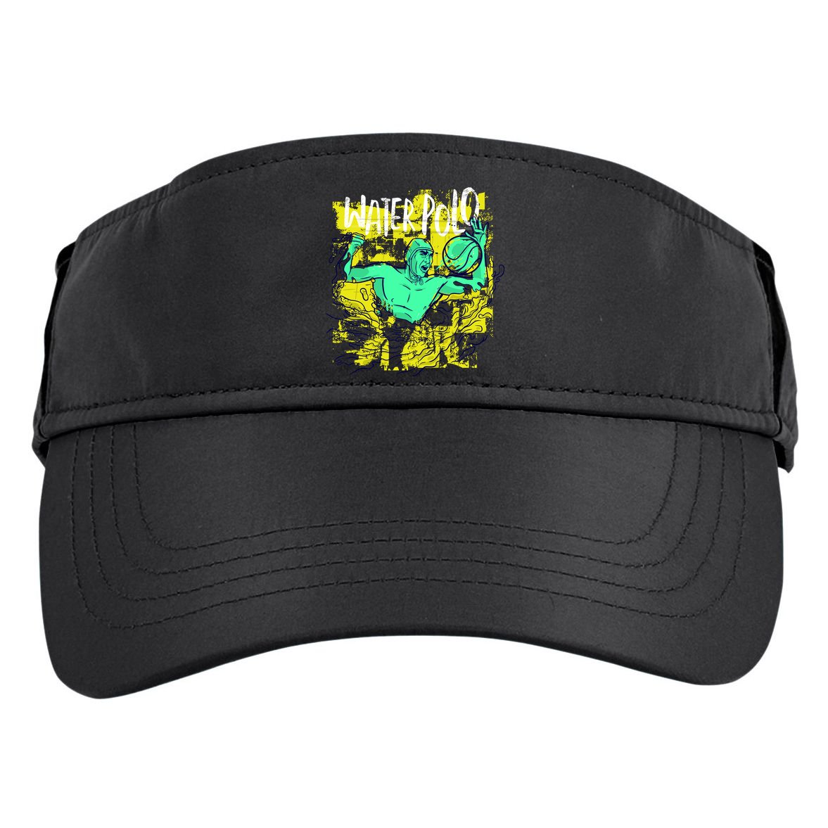 Water Polo Grunge Adult Drive Performance Visor
