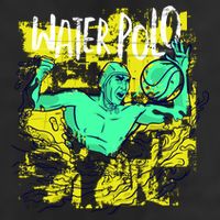 Water Polo Grunge Adult Drive Performance Visor