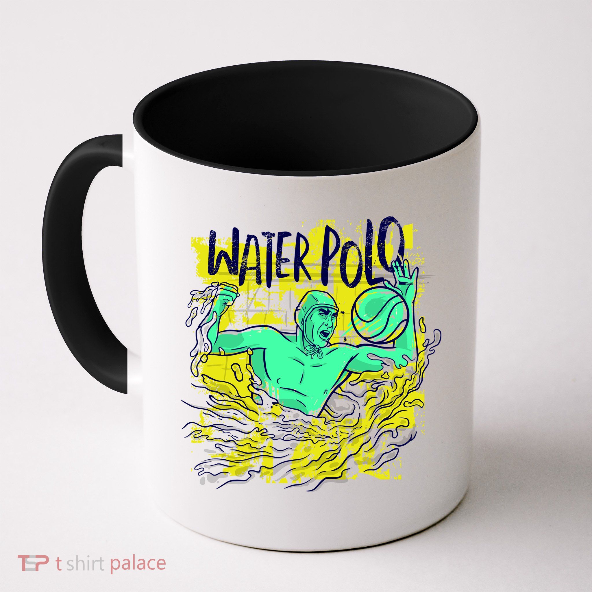 Water Polo Grunge Mug