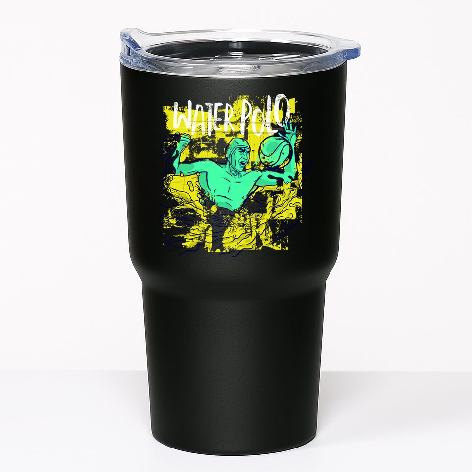 Water Polo Grunge Tumbler