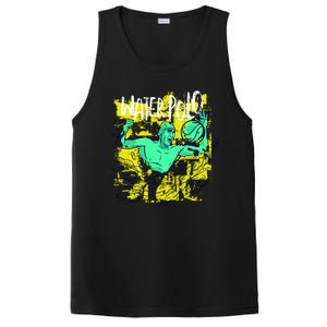 Water Polo Grunge PosiCharge Competitor Tank