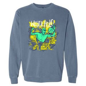 Water Polo Grunge Garment-Dyed Sweatshirt