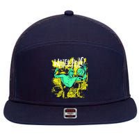 Water Polo Grunge 7 Panel Mesh Trucker Snapback Hat