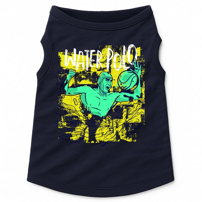Water Polo Grunge Doggie Tank