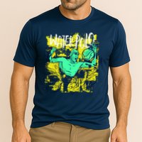 Water Polo Grunge Cooling Performance Crew T-Shirt