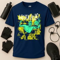 Water Polo Grunge Cooling Performance Crew T-Shirt