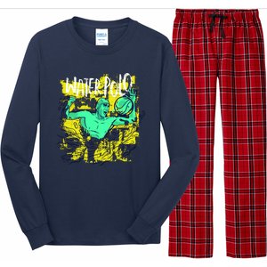 Water Polo Grunge Long Sleeve Pajama Set