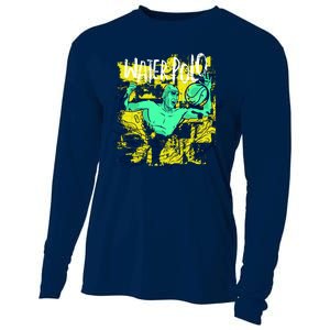 Water Polo Grunge Cooling Performance Long Sleeve Crew