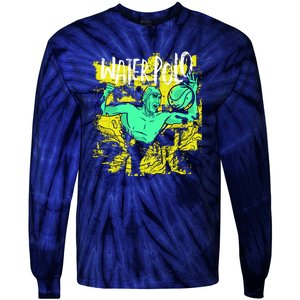 Water Polo Grunge Tie-Dye Long Sleeve Shirt