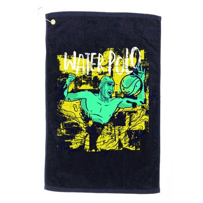 Water Polo Grunge Golf Towel