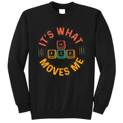 Wasd Pc Gamer Gifts Video Gaming Boy Vintage Gift Wo Sweatshirt