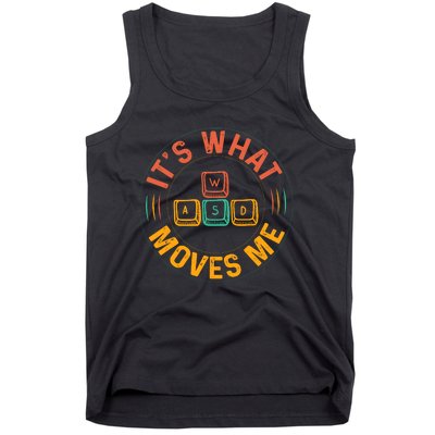 Wasd Pc Gamer Gifts Video Gaming Boy Vintage Gift Wo Tank Top