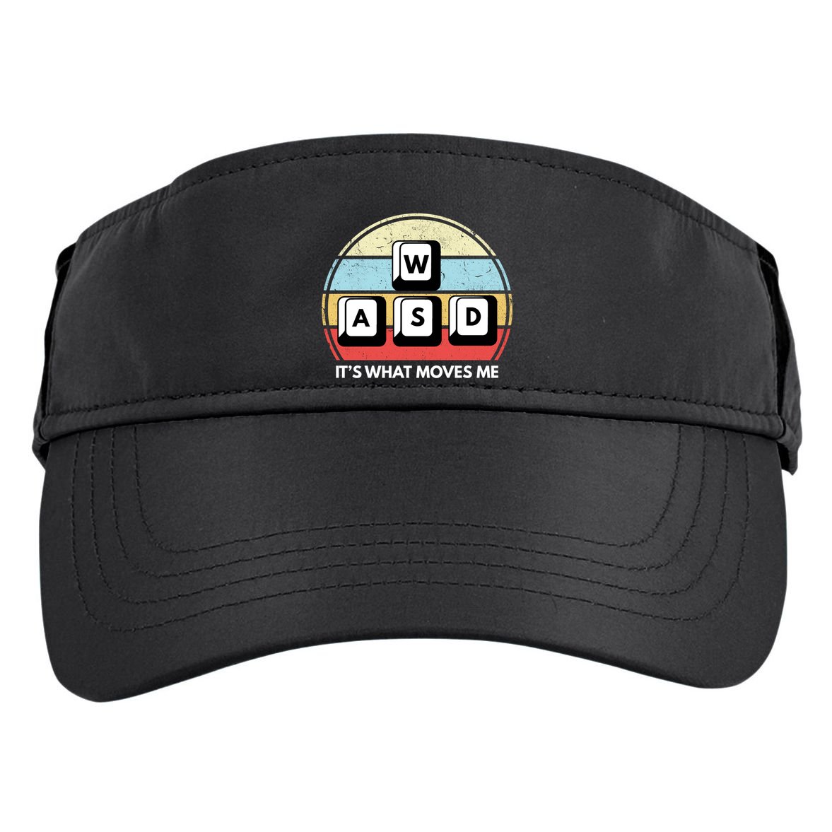 Wasd Pc Gamer Retro Gaming ItS What Moves Me Pc Master Race Gift Adult Drive Performance Visor