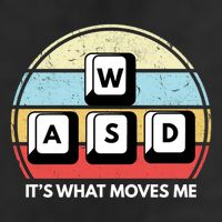 Wasd Pc Gamer Retro Gaming ItS What Moves Me Pc Master Race Gift Adult Drive Performance Visor