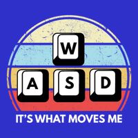 Wasd Pc Gamer Retro Gaming ItS What Moves Me Pc Master Race Gift T-Shirt