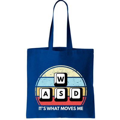 Wasd Pc Gamer Retro Gaming ItS What Moves Me Pc Master Race Gift Bag