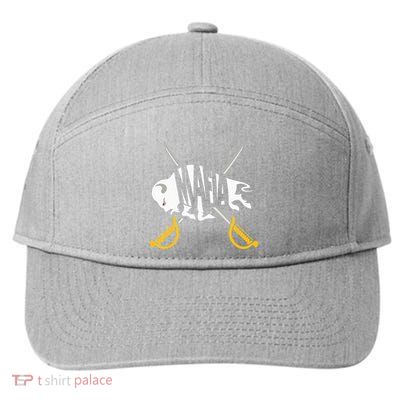 WNY Pride Gray White Yellow Buffalo 7-Panel Snapback Hat