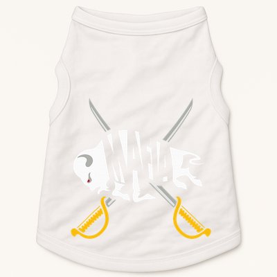 WNY Pride Gray White Yellow Buffalo Doggie Tank