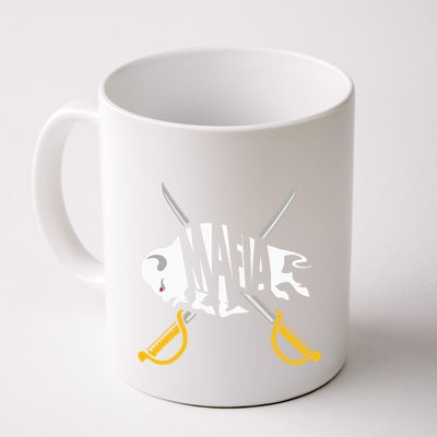 WNY Pride Gray White Yellow Buffalo Mug