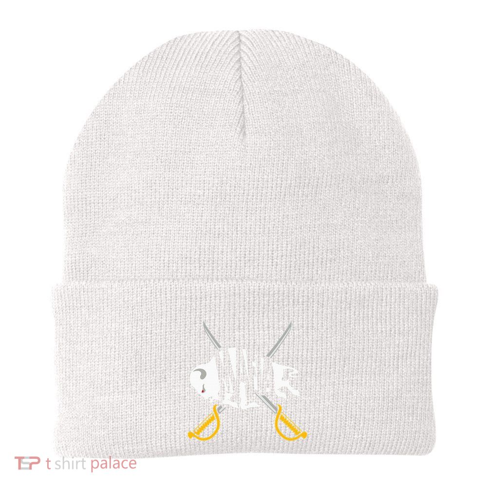 WNY Pride Gray White Yellow Buffalo Beanie