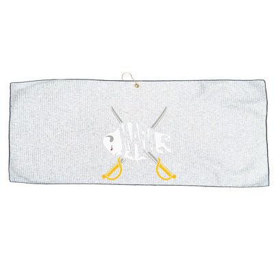 WNY Pride Gray White Yellow Buffalo Large Microfiber Waffle Golf Towel