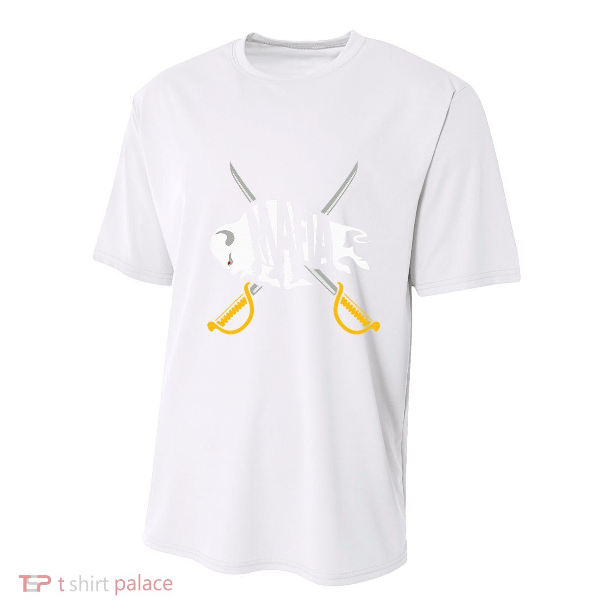 WNY Pride Gray White Yellow Buffalo Youth Performance Sprint T-Shirt
