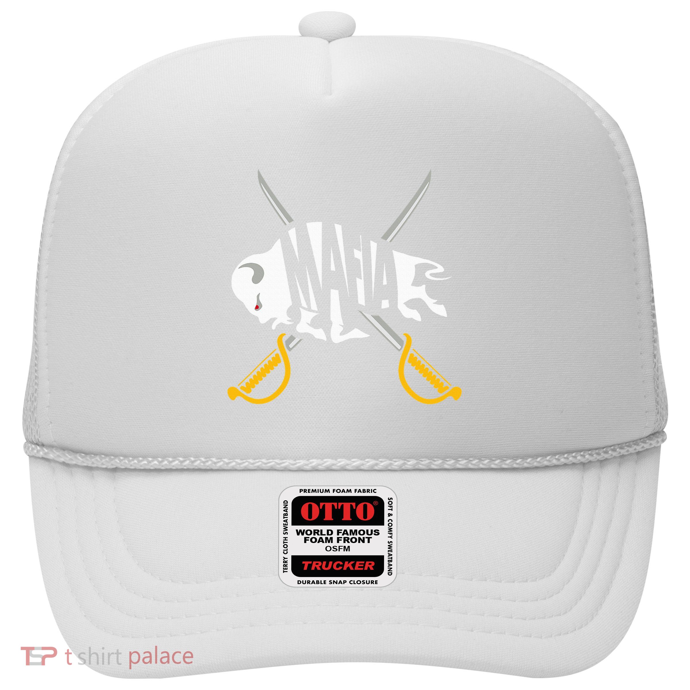 WNY Pride Gray White Yellow Buffalo Trucker Hat
