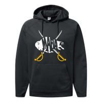 WNY Pride Gray White Yellow Buffalo Performance Fleece Hoodie