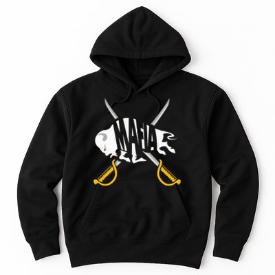 WNY Pride Gray White Yellow Buffalo Hoodie