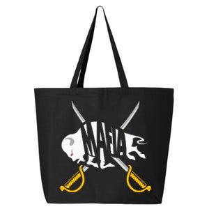 WNY Pride Gray White Yellow Buffalo 25L Jumbo Tote