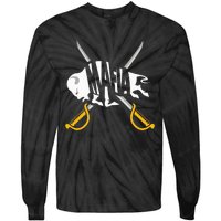 WNY Pride Gray White Yellow Buffalo Tie-Dye Long Sleeve Shirt